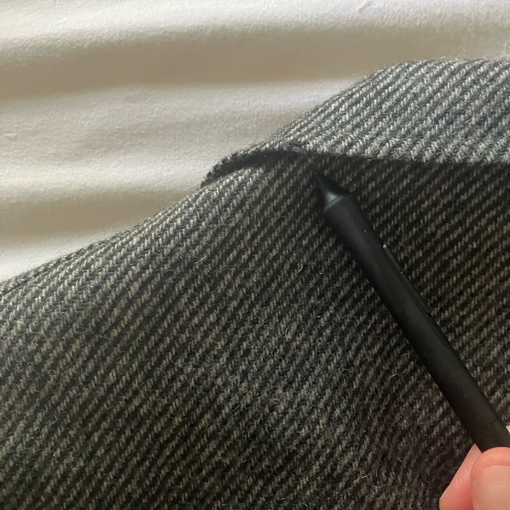 Men's Gray Herringbone Jacket - image 5